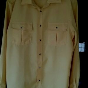 Mens long sleeved button up